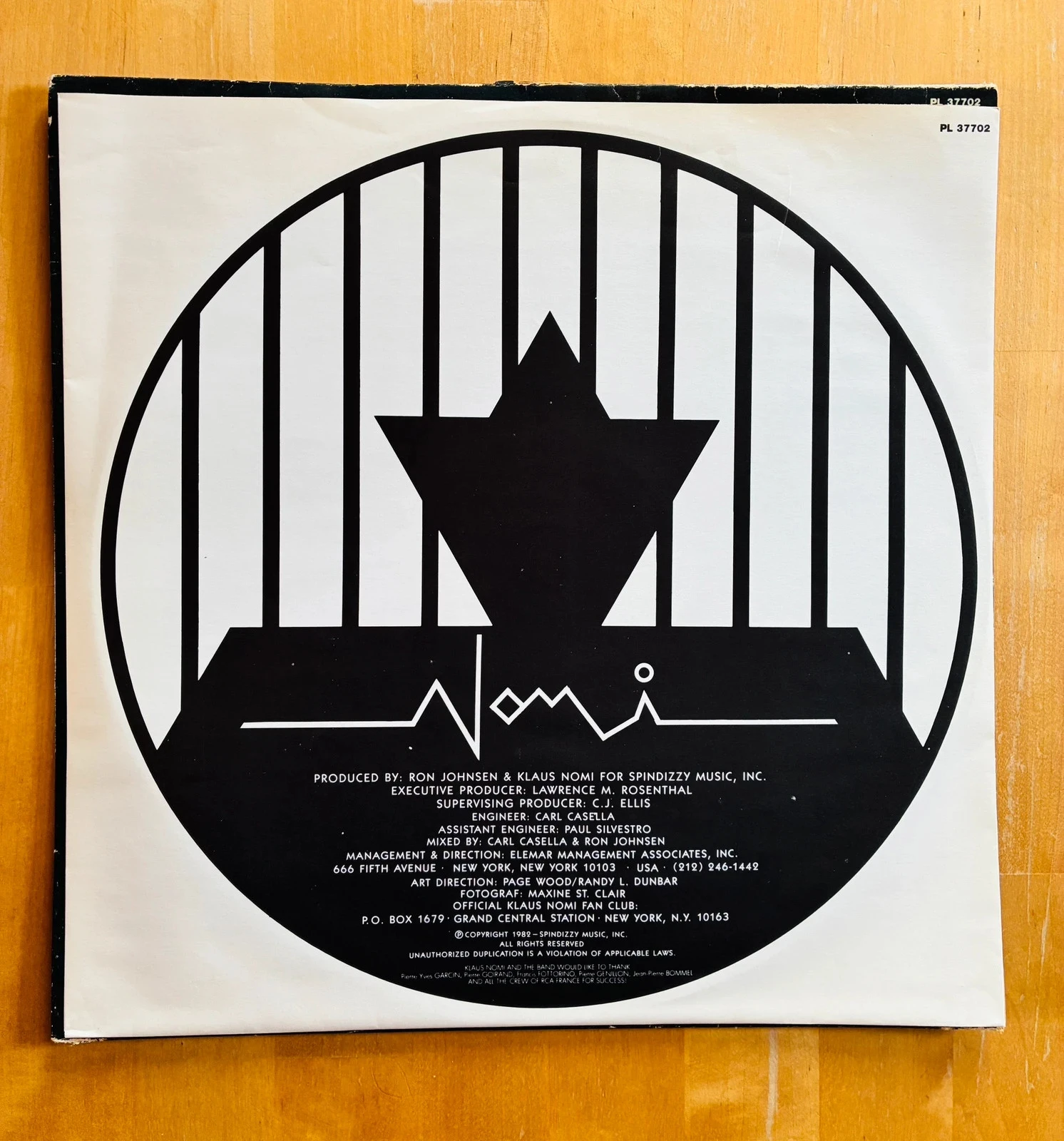 Disco de vinil 33T Klaus Nomi Simple Man. – photo 3